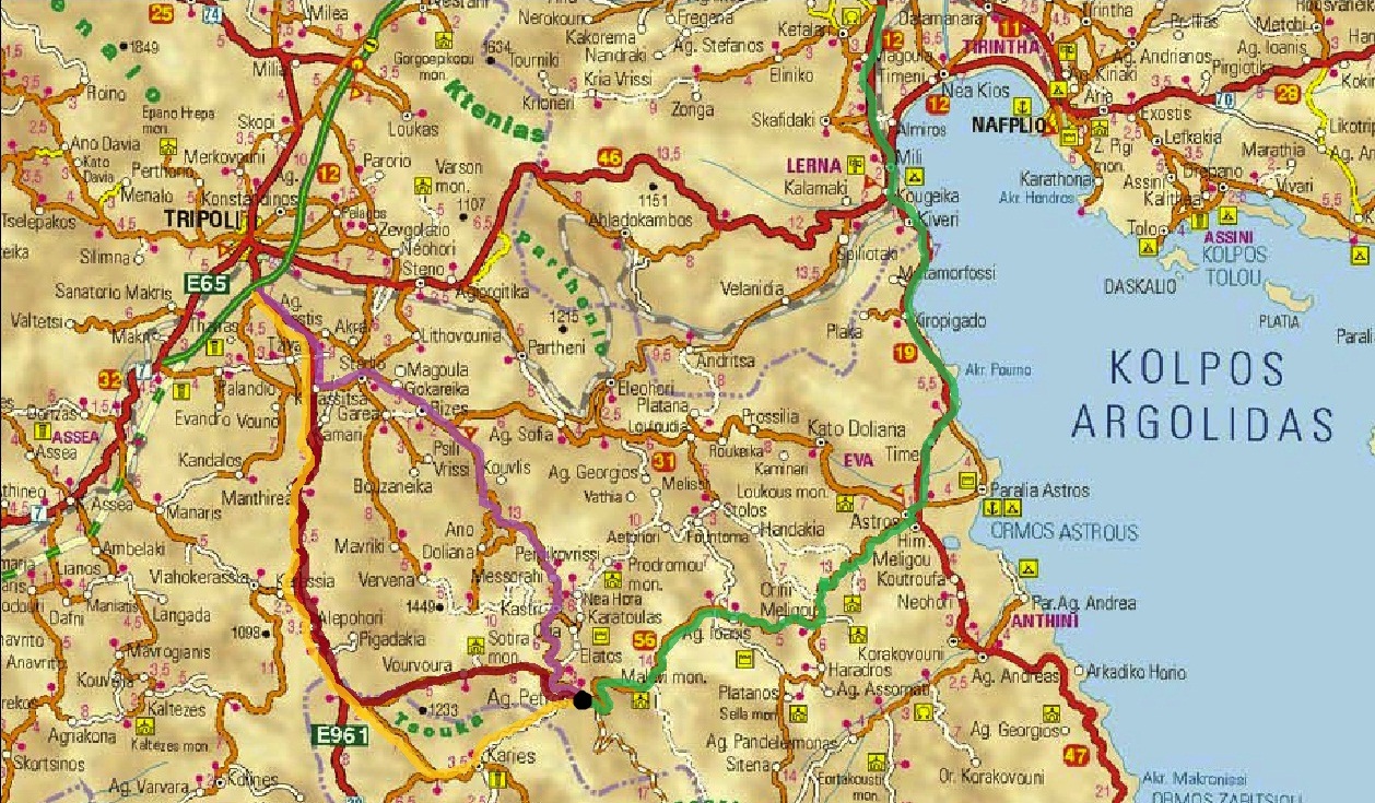 Πεζοπορία στον ΠΑΡΝΩΝΑ : Μονή Μαλεβής- Άγιος Πέτρος Κυνουρίας